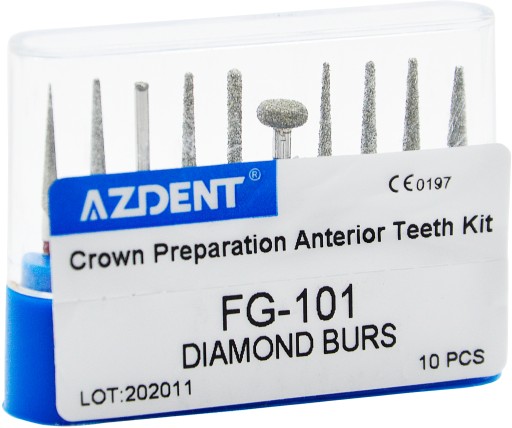 Алмазные сверла AZDENT FG-101