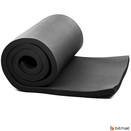 Звукоизоляция пена MAT RUBBER 5см губка 50х100см гладкая изоляция