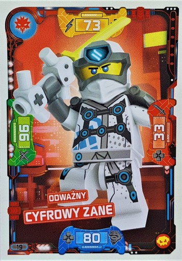 LEGO NINJAGO - KARTA Seria 5 nr 019