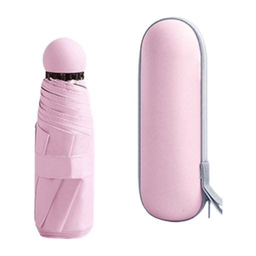 Sun Rain Umbrellas Mini parasolka w kolorze różowym z etui