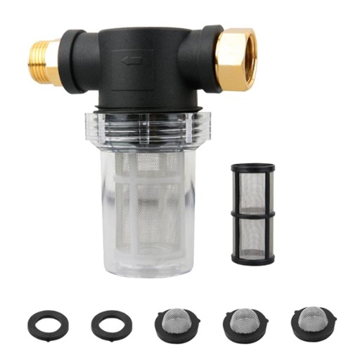 3/4 in Garden Hose Filter Attachment Strainer Pump Garden Connectors Parts