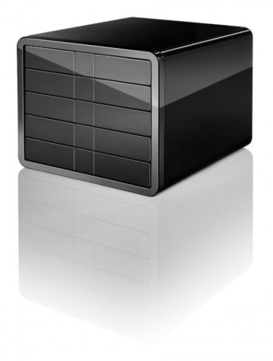 Набор из 5 ящиков HAN iBox ABS A4, черный