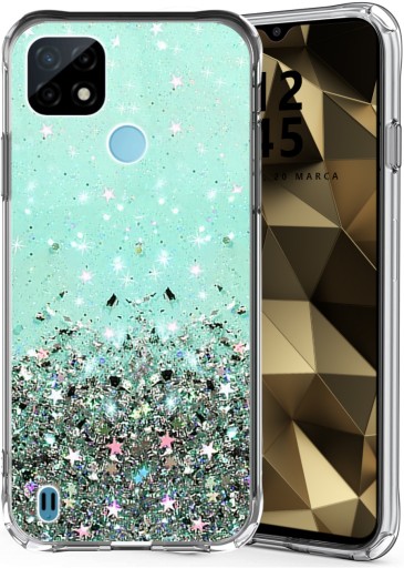 SHINE CASE БЛЕСК + СТЕКЛО ДЛЯ REALME C21Y C25Y