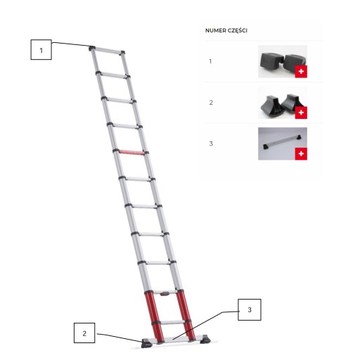 Лестница телескопическая 1x11 SMART UP GO ALTREX