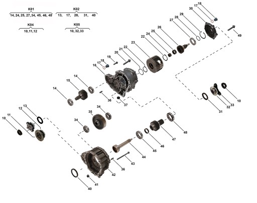 MECHANIZM RÓŻNICOWY REDUKTOR MERCEDES C 203 W203