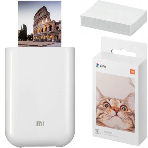 Xiaomi ZINK Portable - Портативный фотопринтер + фотобумага 50 шт.
