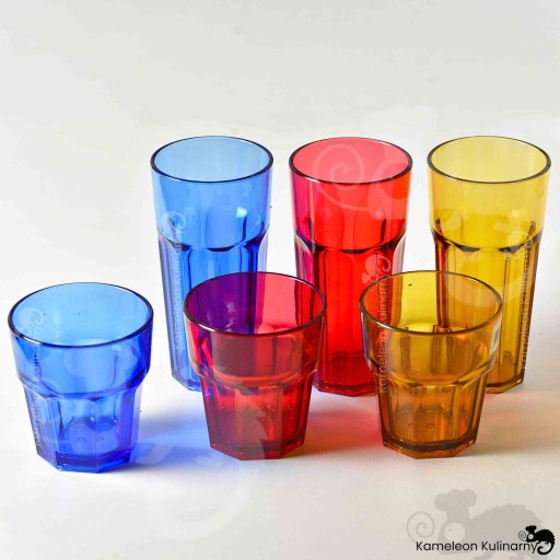 SZKLANKA Z POLIWĘGLANU nietłukąca BRĄZOWA 360ml