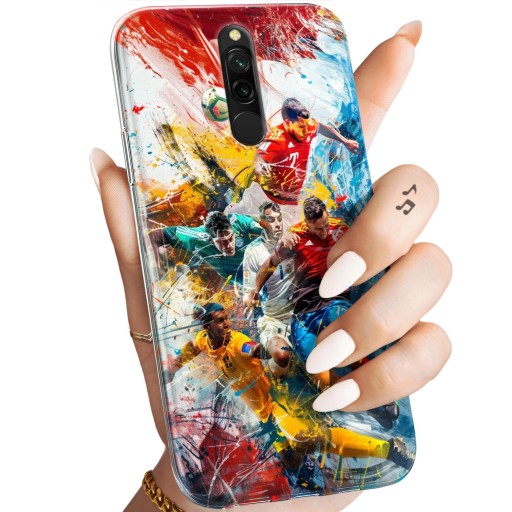 ETUI DO XIAOMI REDMI 8 WZORY EURO 2024 PIŁKARSKIE SPORTOWE OBUDOWA CASE