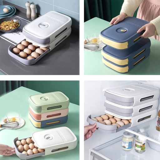 POJEMNIK NA JAJKA DO LODÓWKI EGG BOX SZUFLADA