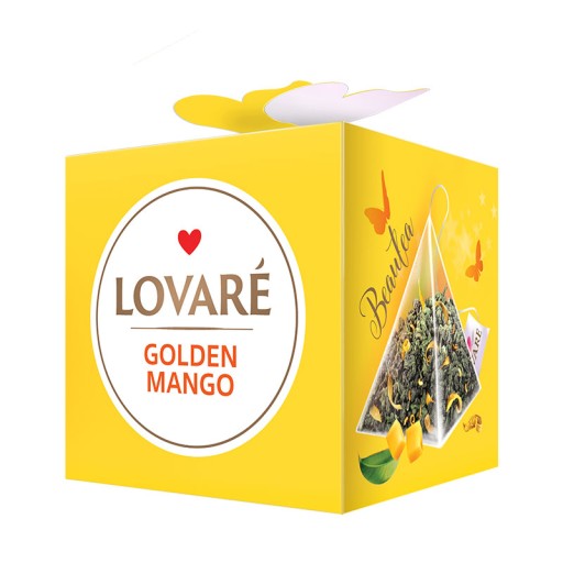 Lovare Butterfly Set Коллекция чаев 9 вкусов 45 пирамидок по 2 г Подарочный набор