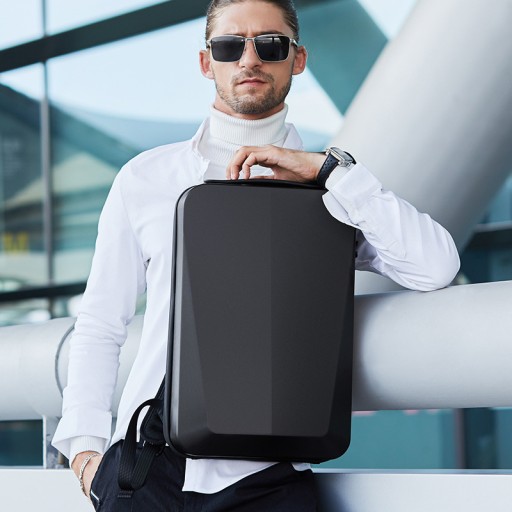 Bange BG22201 Рюкзак с защитой от кражи для ноутбука 15,6 дюйма Hard Shell, черный