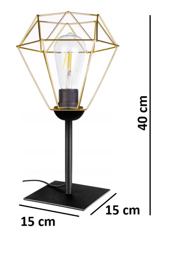 LAMPKA STOJĄCA BIURKOWA STOŁOWA DIAMENT LOFT