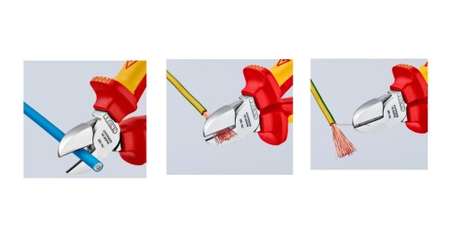 SZCZYPCE TNĄCE BOCZNE IZOLOWANE 160MM VDE 1000V KNIPEX 70 06 160