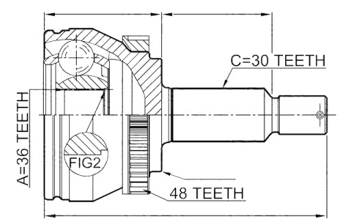 НАРУЖНЫЙ СОЕДИНИТЕЛЬ NPZ-HY-546 NTY