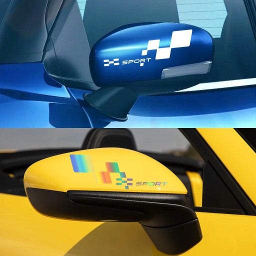 Автомобильная наклейка на зеркало заднего вида, автомобильная гонка, спортивная декоративная наклейка, авто тюнинг, Acce