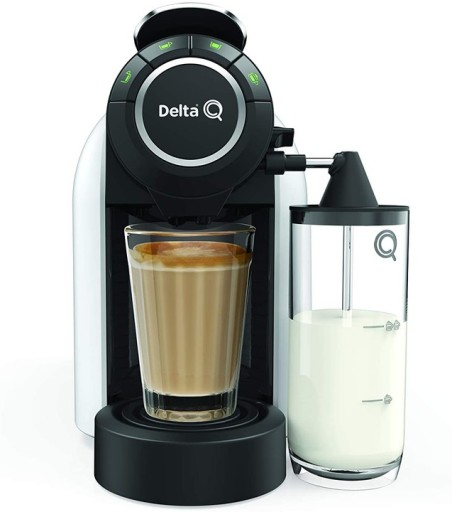 Капсульная кофемашина Delta Q Qool Milk 19 бар белый/черный