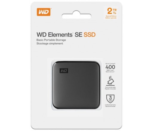 Внешний твердотельный накопитель WD Elements SE емкостью 2 ТБ