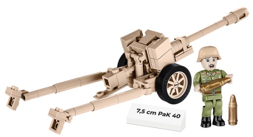 Историческая коллекция COBI 7,5-см пушка PaK 40, 2252 г.