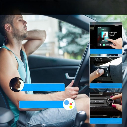 Carplay bezprzewodowy Adapter Bluetooth WIFI do Android Auto AI BOX