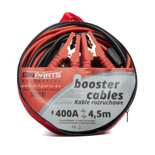 EPBC400A ЗАГРУЗОЧНЫЕ КАБЕЛИ 400А, 4,5 м – 16 мм2