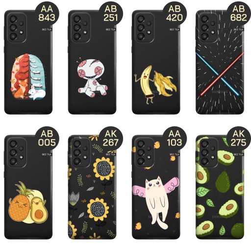 ETUI DO SAMSUNG GALAXY A33 5G WZORY BEZ TŁA NAKLEJKI STICKER OBUDOWA CASE