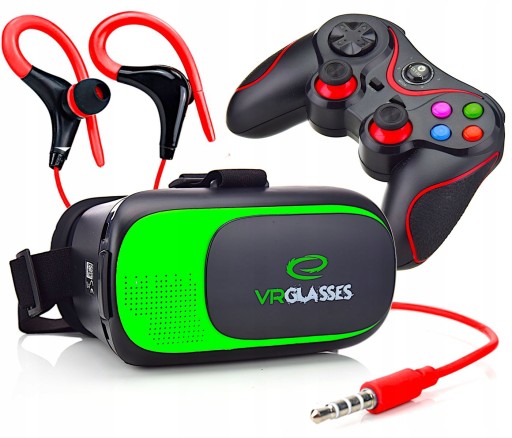 ВИРТУАЛЬНЫЕ ОЧКИ VR 3D ДЛЯ ИГРОВОГО ТЕЛЕФОНА VIRTUAL BOX 360 НАБОР