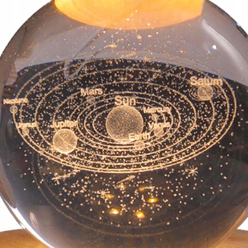 Ночной светильник Galaxy Crystal Ball для настольного использования