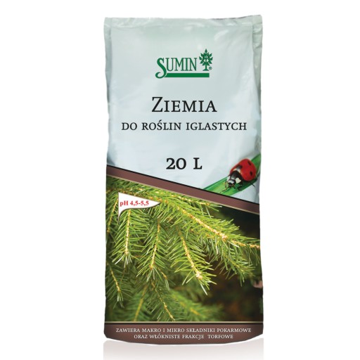 Ziemia do roślin iglastych / kwaśnolubnych 20L