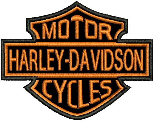 Нашивка HARLEY-DAVIDSON Аппликация Тюнинг Вышивка