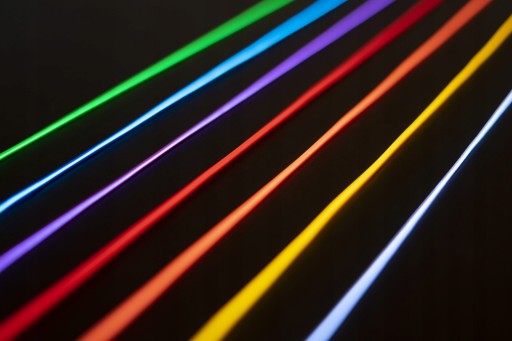ŚWIATŁOWÓD LED DO SAMOCHODU EL WIRE FIOLETOWY 2 M