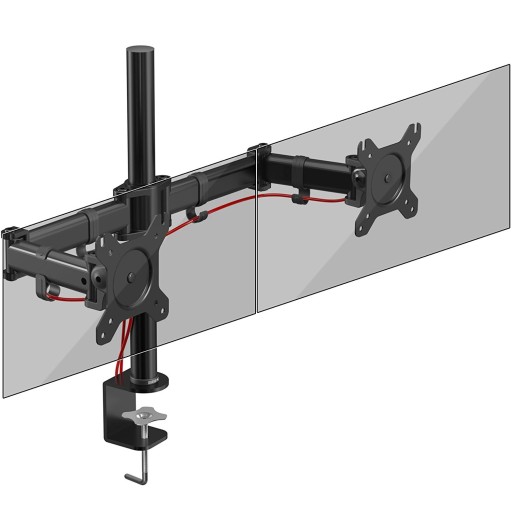 Duronic DM252 BK Двойной держатель монитора, 2 экрана