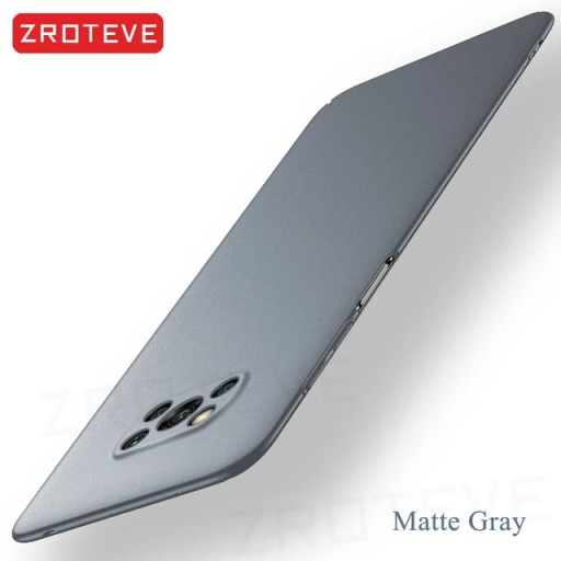Для PocoX3 NFC чехол ZROTEVE тонкий жесткий матовый чехол из ПК для Xiaomi Poco X3 X4 X5