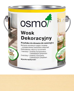 Osmo 3101 Wosk dekoracyjny,olej 2,5L Bezbarwny