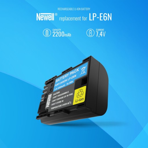 Зарядное устройство Newell и комплект аккумуляторов Canon LP-E6N