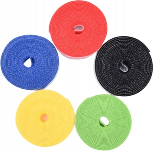 Taśma opaska rzep rzepowa organizer kabli 20mm 1m