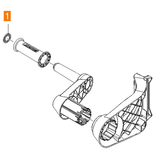 Защита колеса пылесоса Karcher Puzzi NT