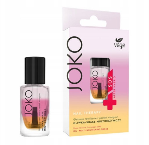 Масло-коктейль для ногтей Joko Nail Therapy 11 мл