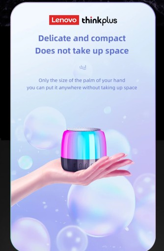 Оригинальный портативный динамик сабвуфер Lenovo K3 Plus Bluetooth 5.2 TWS