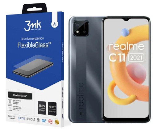 Гибкое стекло 3МК для Realme C11 2021