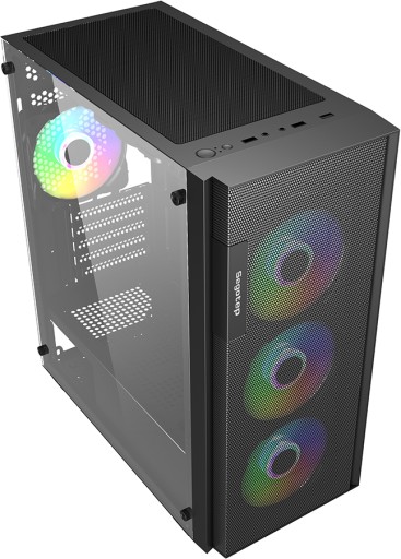 ПОЛНОСЕТЧАТЫЙ КОРПУС USB 3.0, ВОЗДУХ, ЗАКАЛЕННОЕ СТЕКЛО, ИГРОВОЙ МАТХ ДЛЯ ПОДВАЛА