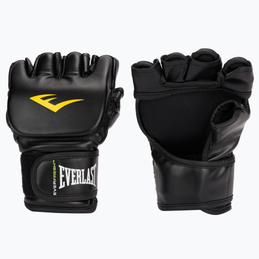 Rękawice grapplingowe męskie Everlast Mma Gloves czarne EV7561 S-M