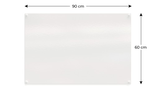 Tablica magnetyczna suchościeralna 90x60 bezramowa