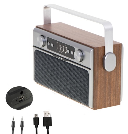 РЕТРО КУХОННОЕ РАДИО Деревянное BLUETOOTH USB FM SD