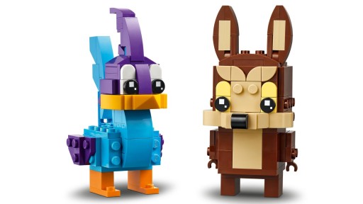 LEGO 40559 Struś Pędziwiatr i Wiluś E. Kojot