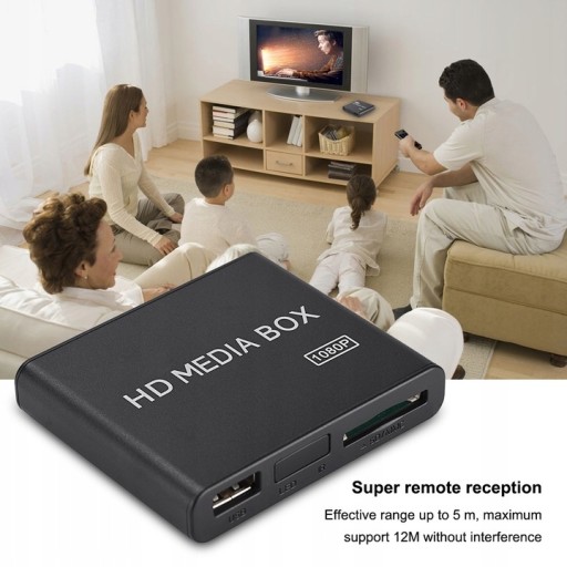 Мини-медиаплеер Full HD 110–240 В