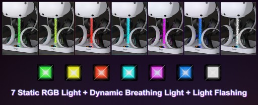 ЗАРЯДНАЯ СТАНЦИЯ RGB ДЛЯ PS VR2 ЗАРЯДНАЯ ДОК-ДОК PS VR2