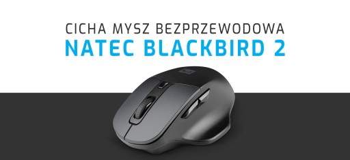 Беспроводная МЫШЬ Natec BLACKBIRD 2 1600DPI Черная