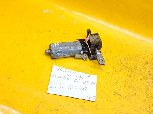 SILNICZEK ELEKTRYCZNE FOTEL LEWY PRZÓD VW PASSAT B6 0390203218
