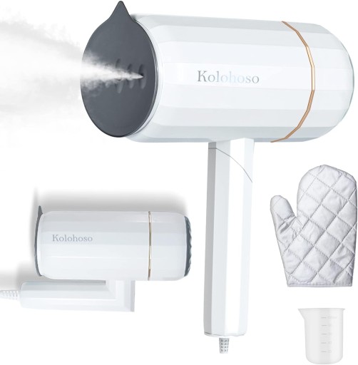 PAROWNICA DO UBRAŃ RĘCZNA PRZENOŚNY STEAMER 1500W KOLOHOSO
