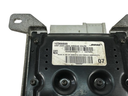 CHEVROLET CORVETTE C6 05-09 УСИЛИТЕЛЬ BOSE 10366699 ОРИГИНАЛЬНЫЙ OEM